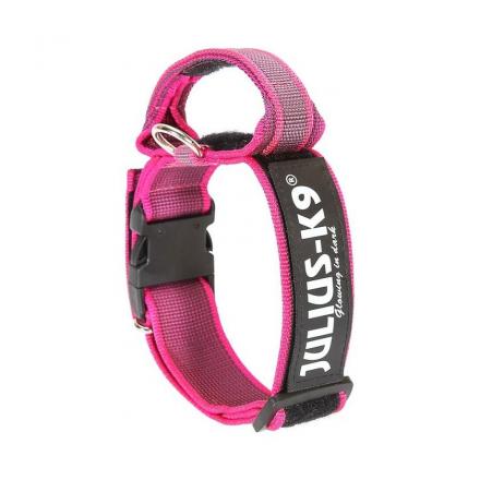Julius-K9 C&G Hundehalsband mit Haltegriff - Rosa