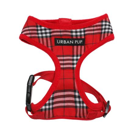 Urban Pup Harness - Red Tartan