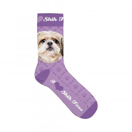 Socken mit Hundemotiv Shih Tzu