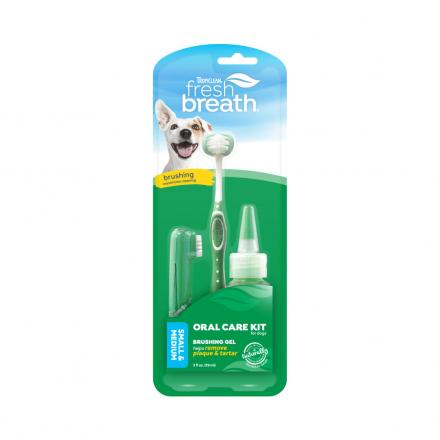TropiClean Zahnpflegeset für kleine Hunde